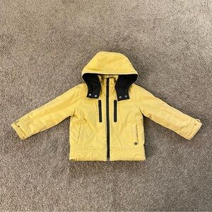 Authentic Gucci Yellow Kids Jacket with removable Hood